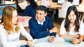 Kids using digital devices