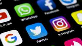 Social media on phone