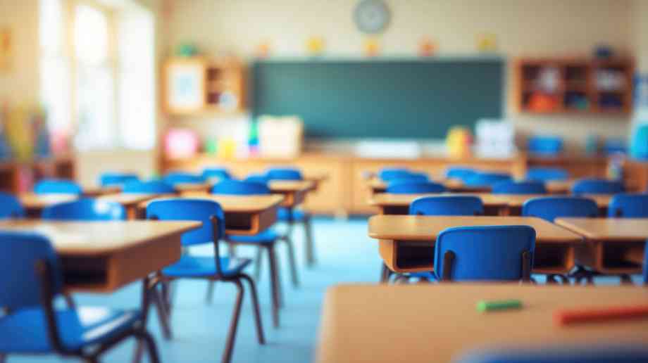 Empty classroom