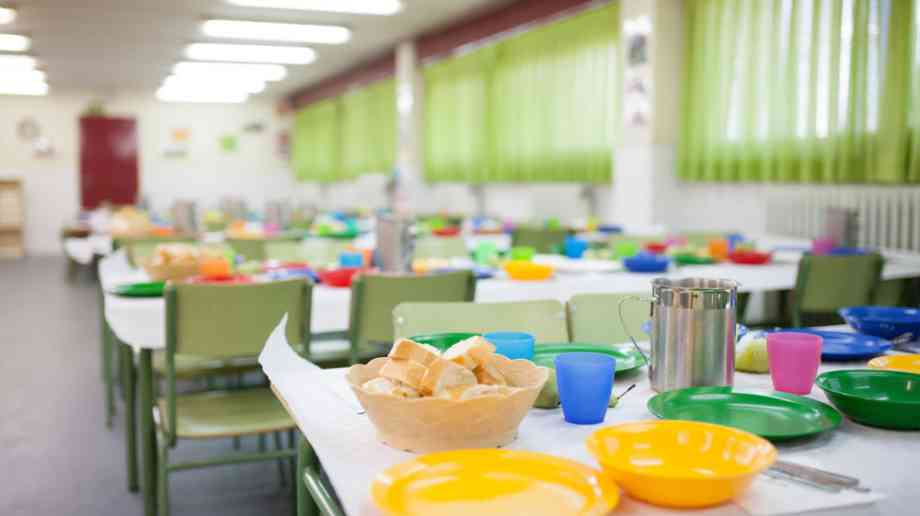 School lunch hall