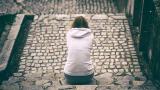 Teenager alone