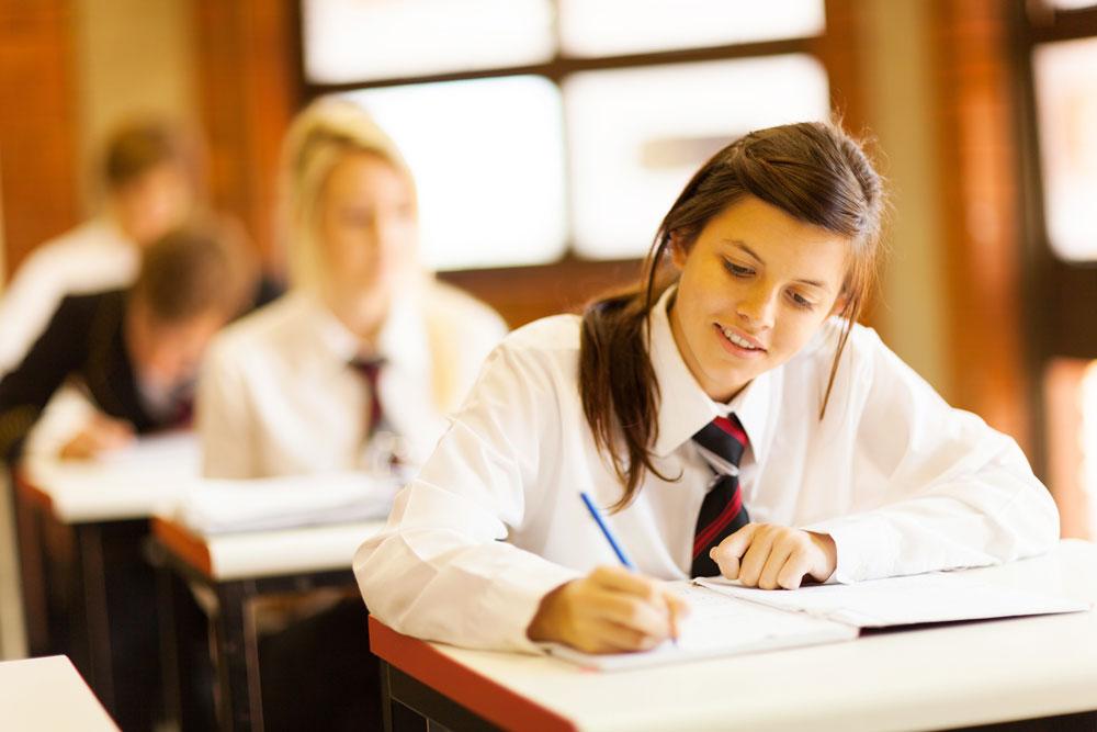 Older students in an exam