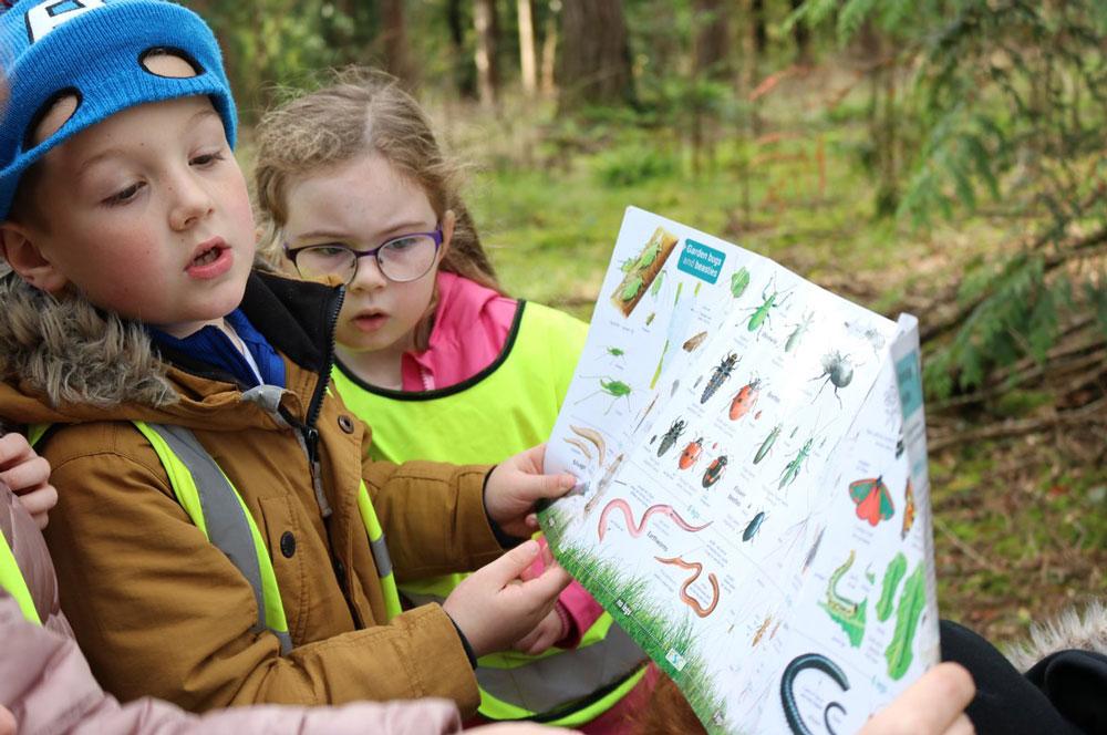 Children outdoor learning